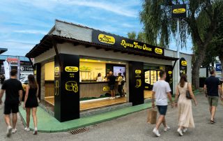 Diseño, producción y montaje de stand Queso Tres Oscos FIDMA 2026